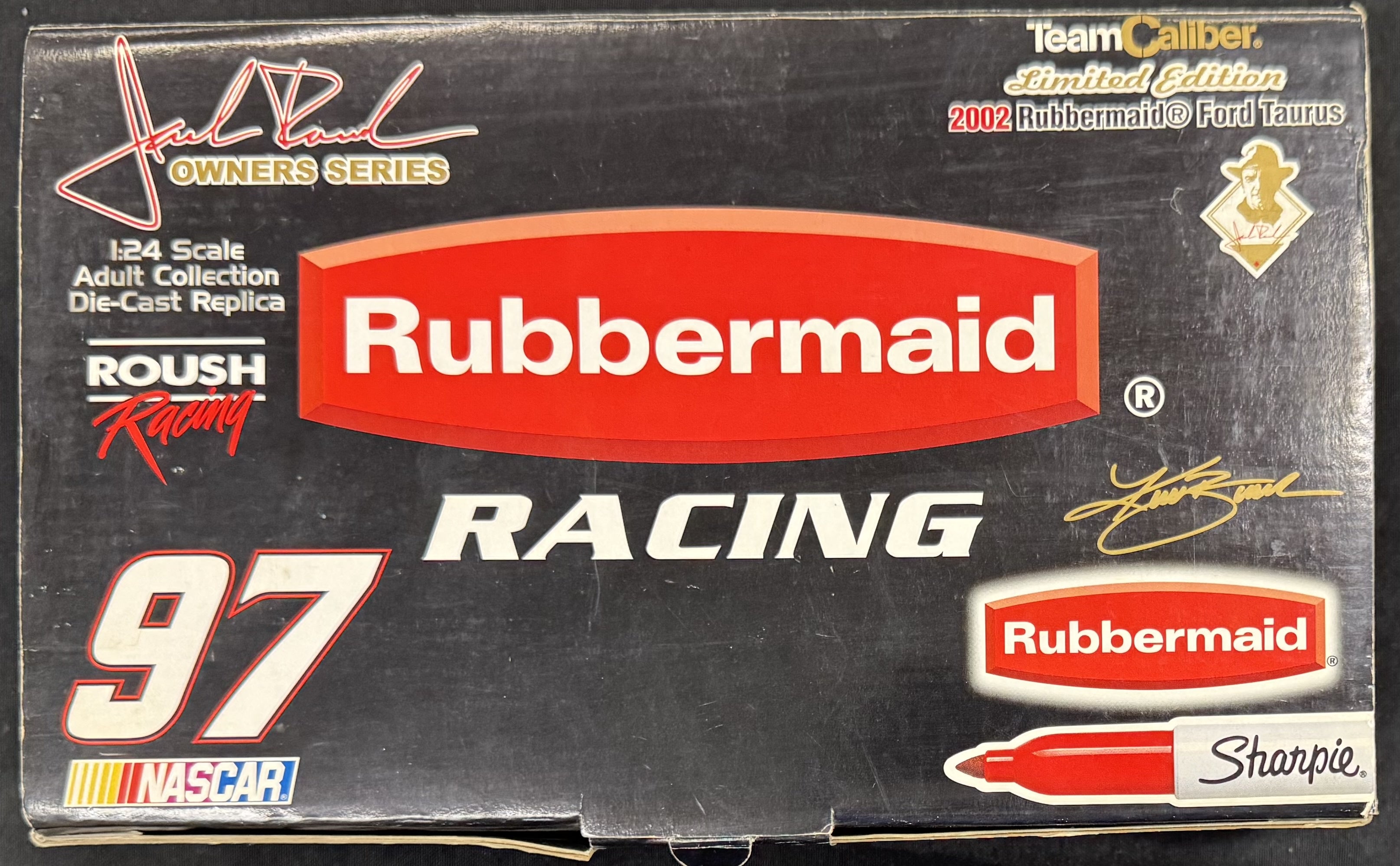 Kurt Busch #97 Rubbermaid Sharpie Racing 2002 Team Caliber 1:24 Diecast Car