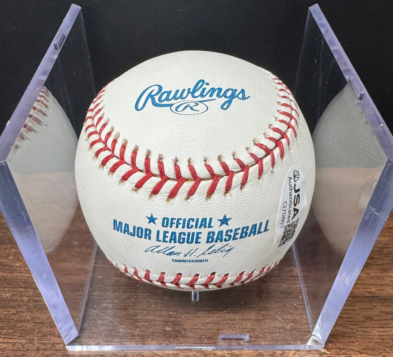 Brooks Robinson Signed Autographed Inscribed Rawlings OML Baseball JSA *801