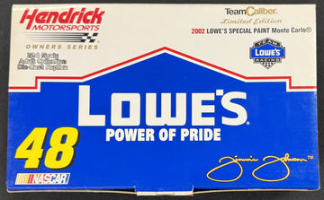 Jimmie Johnson #48 Lowes Power of Pride 2002 Team Caliber 1:24 Diecast Car /5004