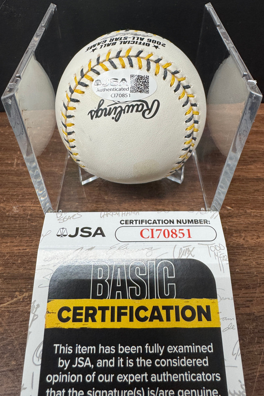 Grady Sizemore Signed Autographed Rawlings 2006 All-Star Game Baseball JSA