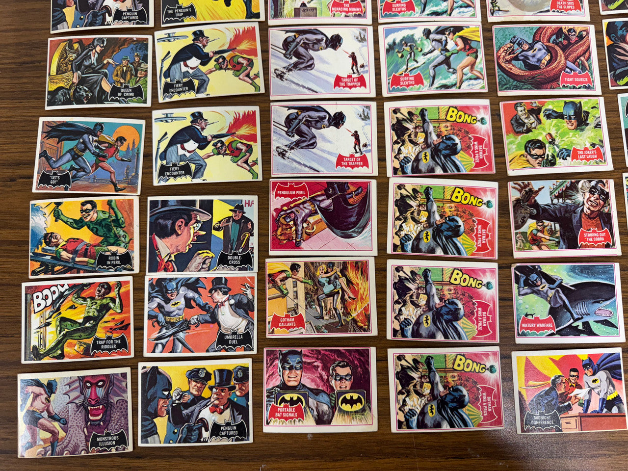 1966 National Periodical Pub. Batman Card Lot (45) Poor