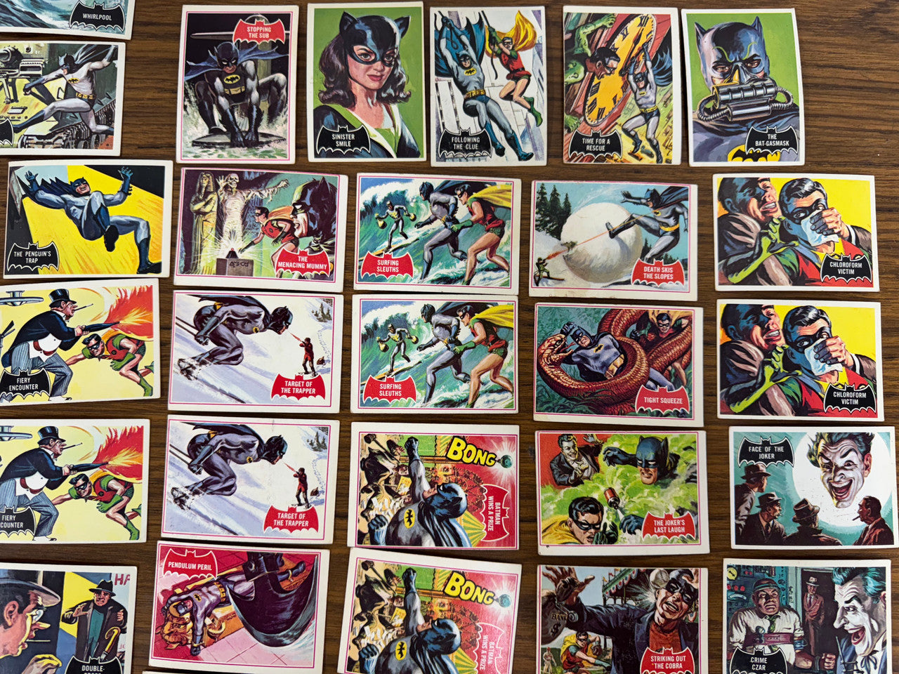 1966 National Periodical Pub. Batman Card Lot (45) Poor