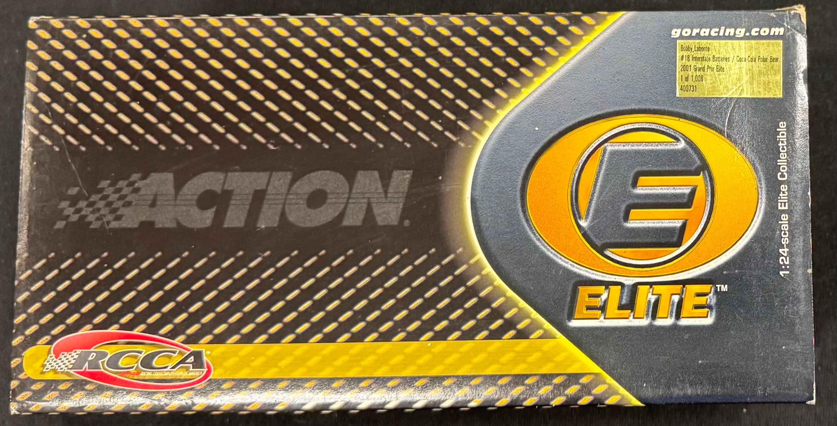 Bobby Labonte #18 Coca-Cola Polar Bear 2001 Action Racing Elite 1:24 Diecast Car