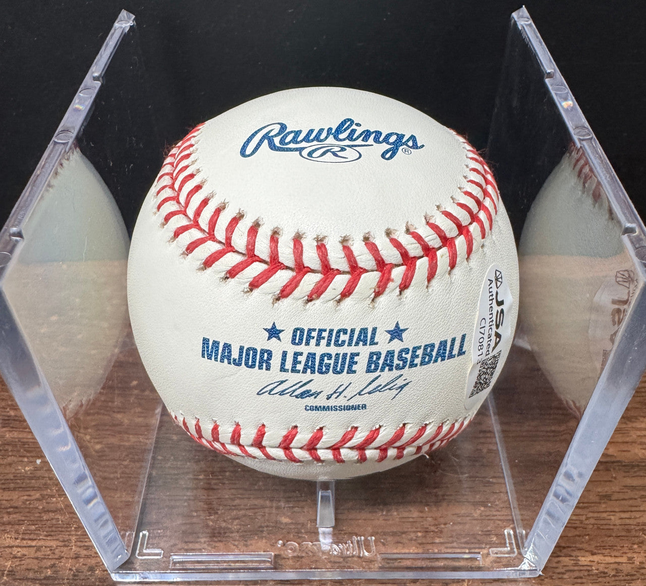 Adrian Beltre Signed Autographed Rawlings OML Baseball JSA *813