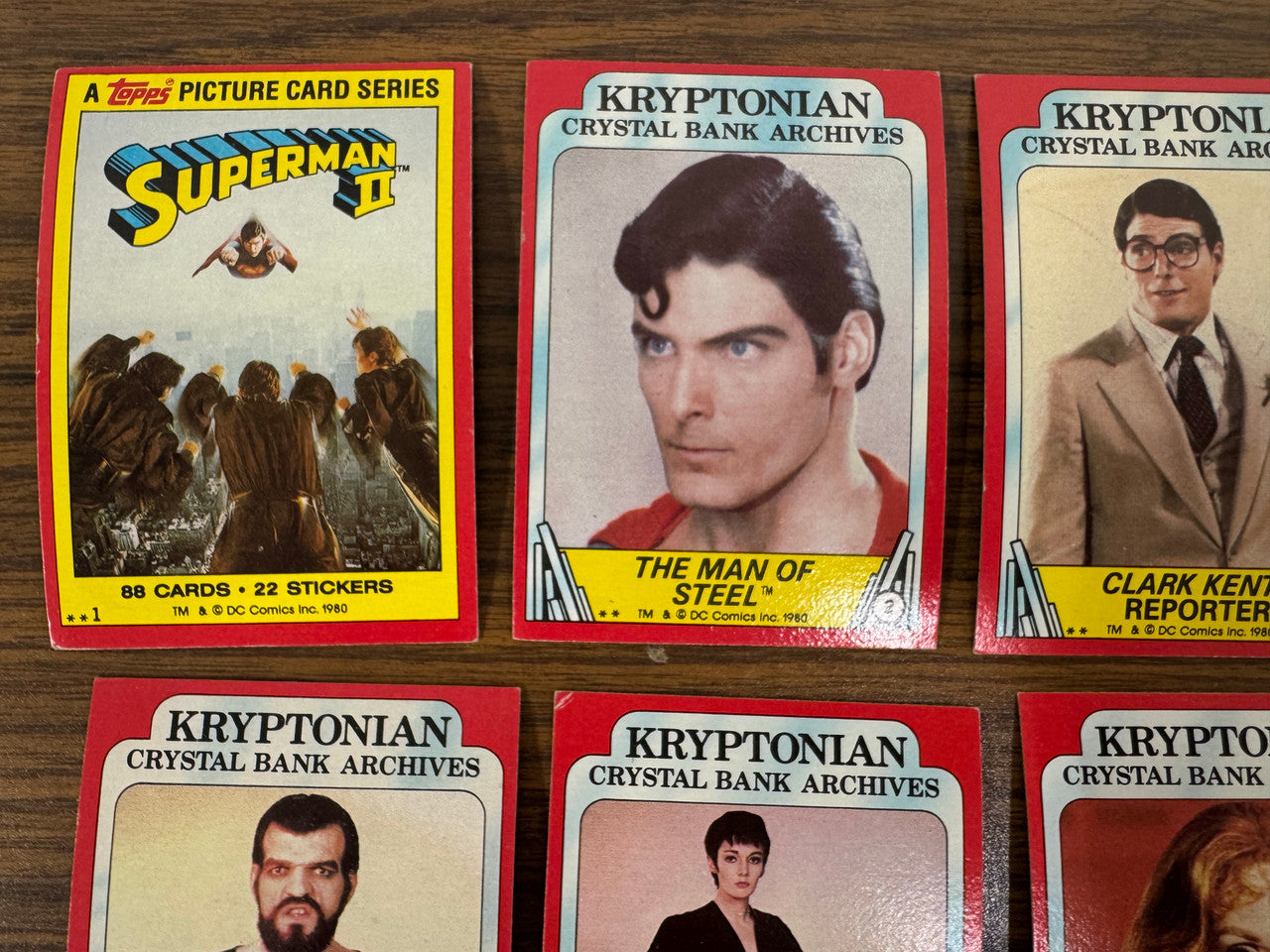 1980 Topps Superman 2 Complete Base Set (88) VG-EX