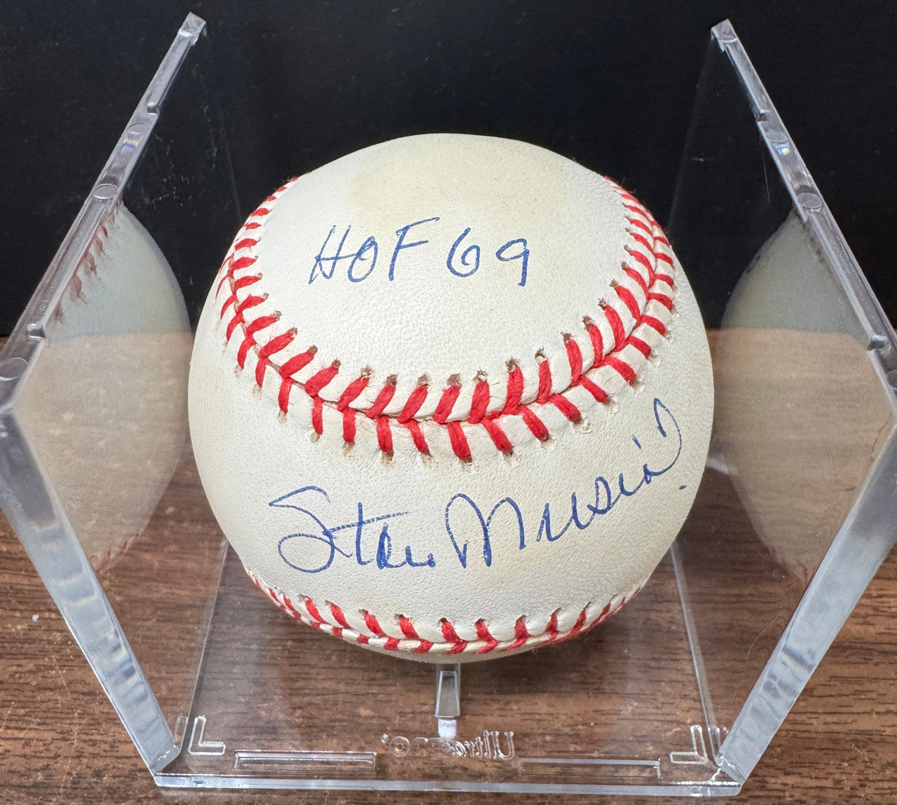 Stan Musial Signed Autographed Rawlings ONL Baseball JSA *807