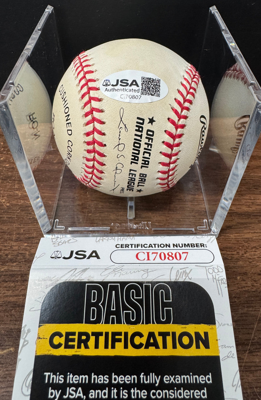 Stan Musial Signed Autographed Rawlings ONL Baseball JSA *807