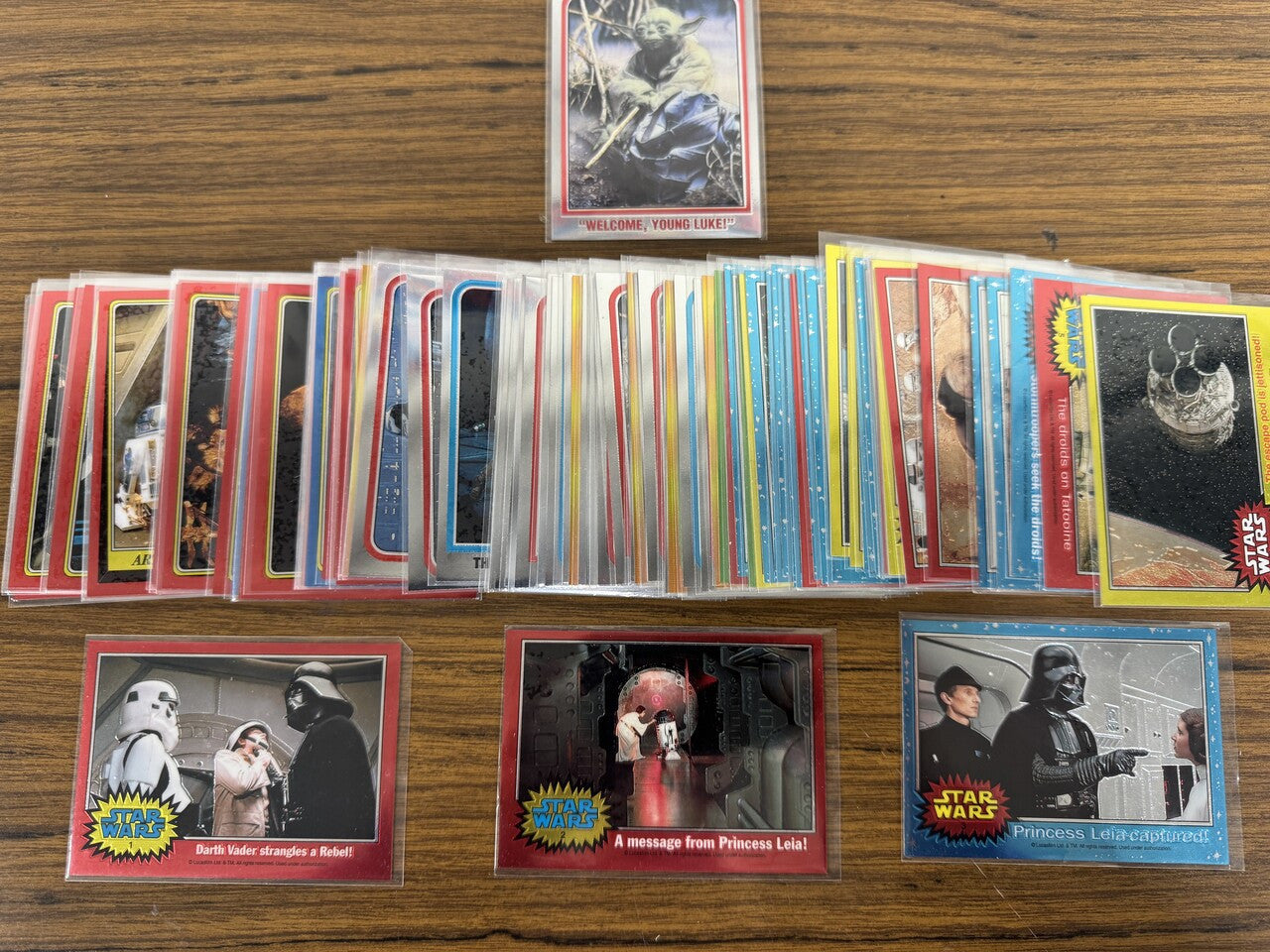 1999 Topps Chrome Star Wars Archives Complete Set (90) W/ Yoda P2 EX-NM