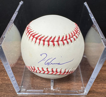 Tom Glavine Signed Autographed Rawlings OML Baseball JSA