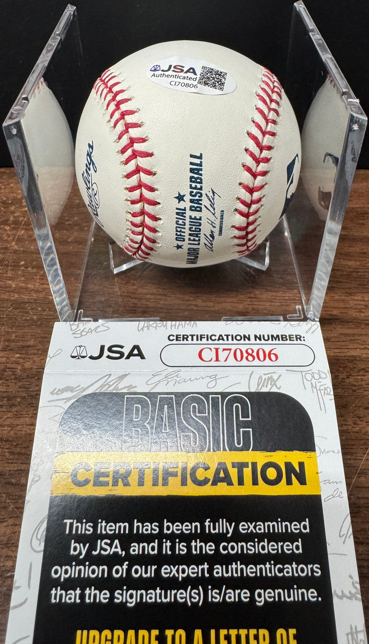 Scott Rolen Signed Autographed Rawlings OML Baseball JSA *806