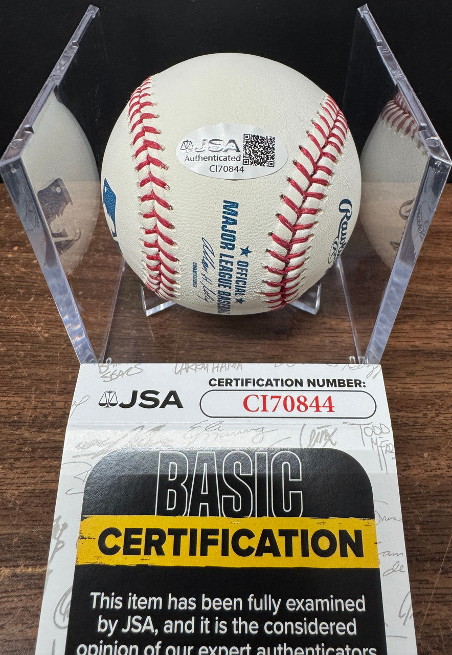 David Eckstein Signed Autographed Inscribed Baseball JSA