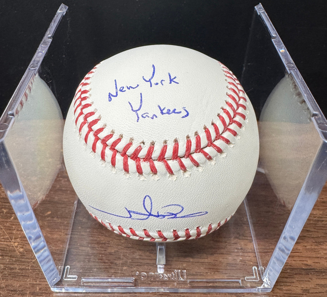 Jim Abbott Signed Autographed Inscribed Rawlings OML Baseball JSA