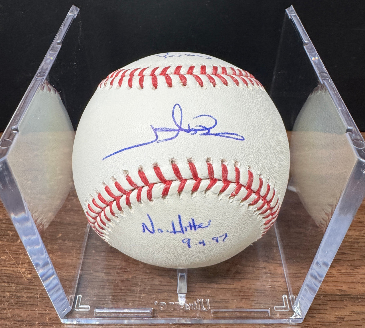 Jim Abbott Signed Autographed Inscribed Rawlings OML Baseball JSA