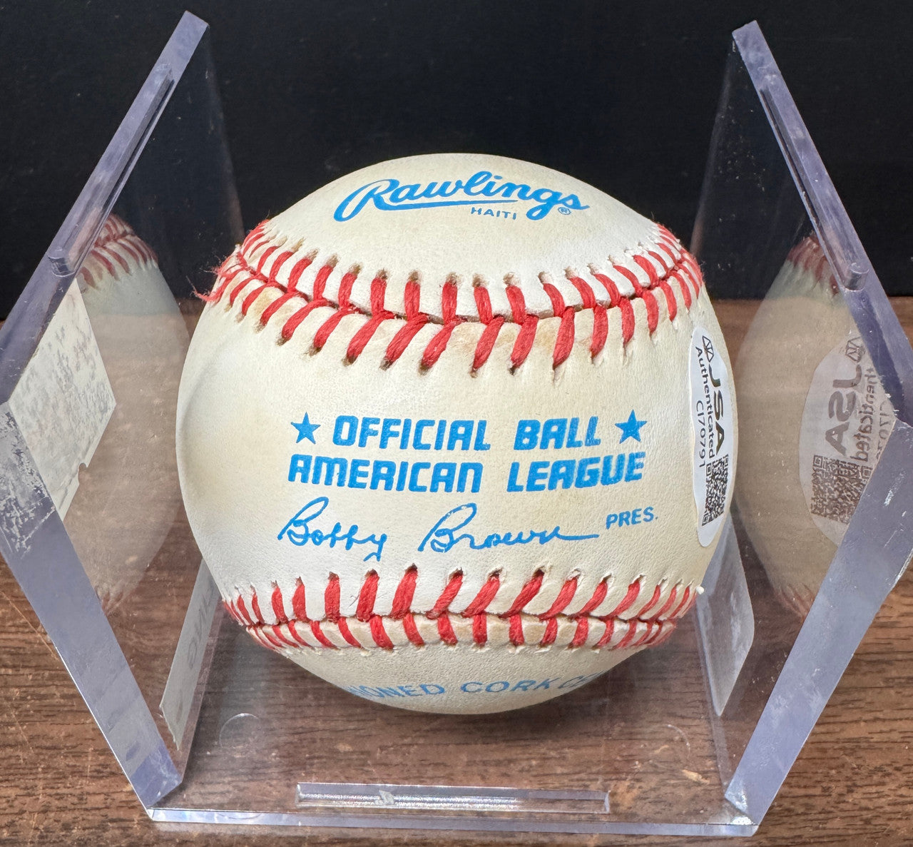 Luke Appling Signed Autographed Rawlings OAL Baseball JSA *991