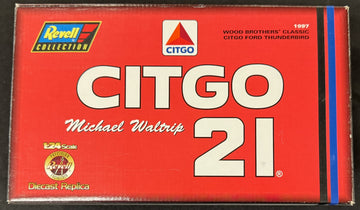 Michael Waltrip #21 Citgo Classic Ford Thunderbird 1997 Revell 1:24 Diecast Car