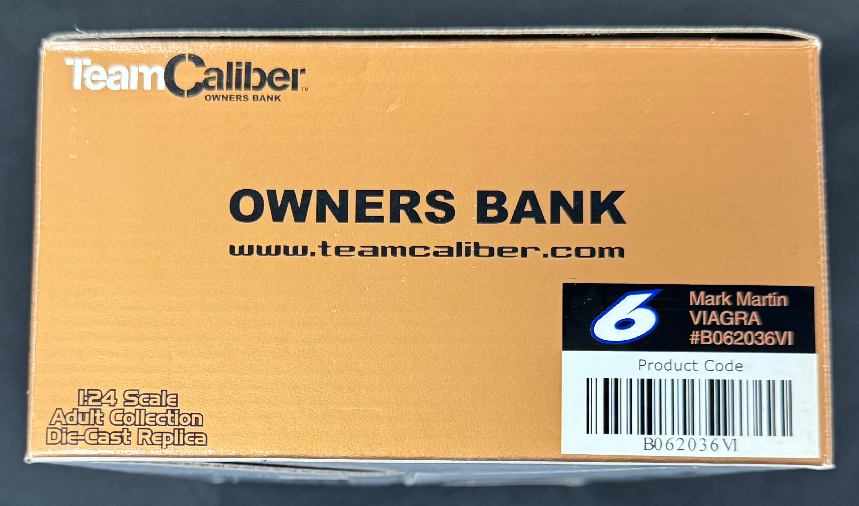 Mark Martin #6 Viagra Owner's Bank 2001 Team Caliber 1:24 Diecast Car /1008