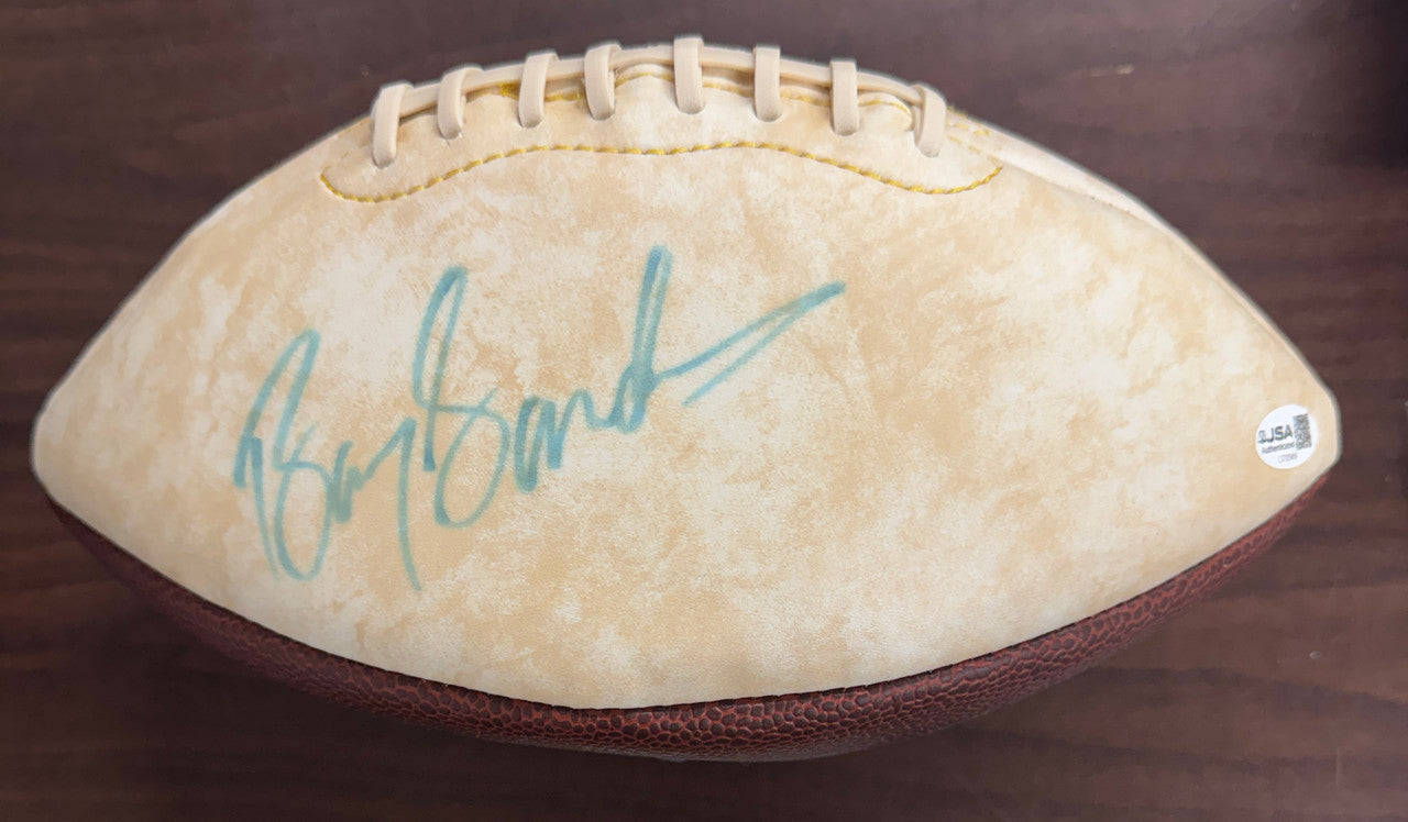 Barry Sanders Signed Autographed Lions Logo Football /25000 JSA
