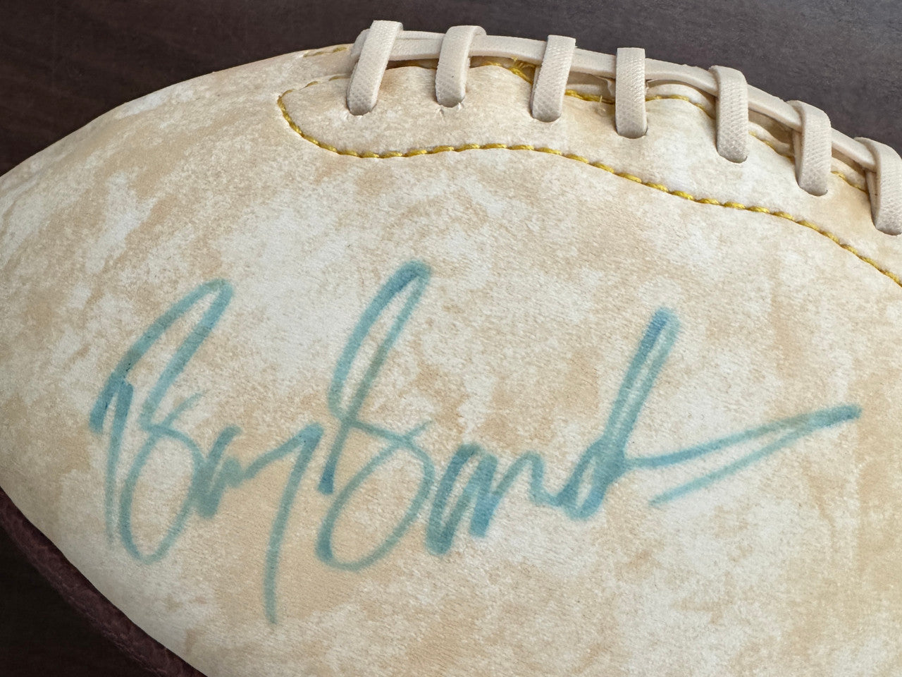 Barry Sanders Signed Autographed Lions Logo Football /25000 JSA