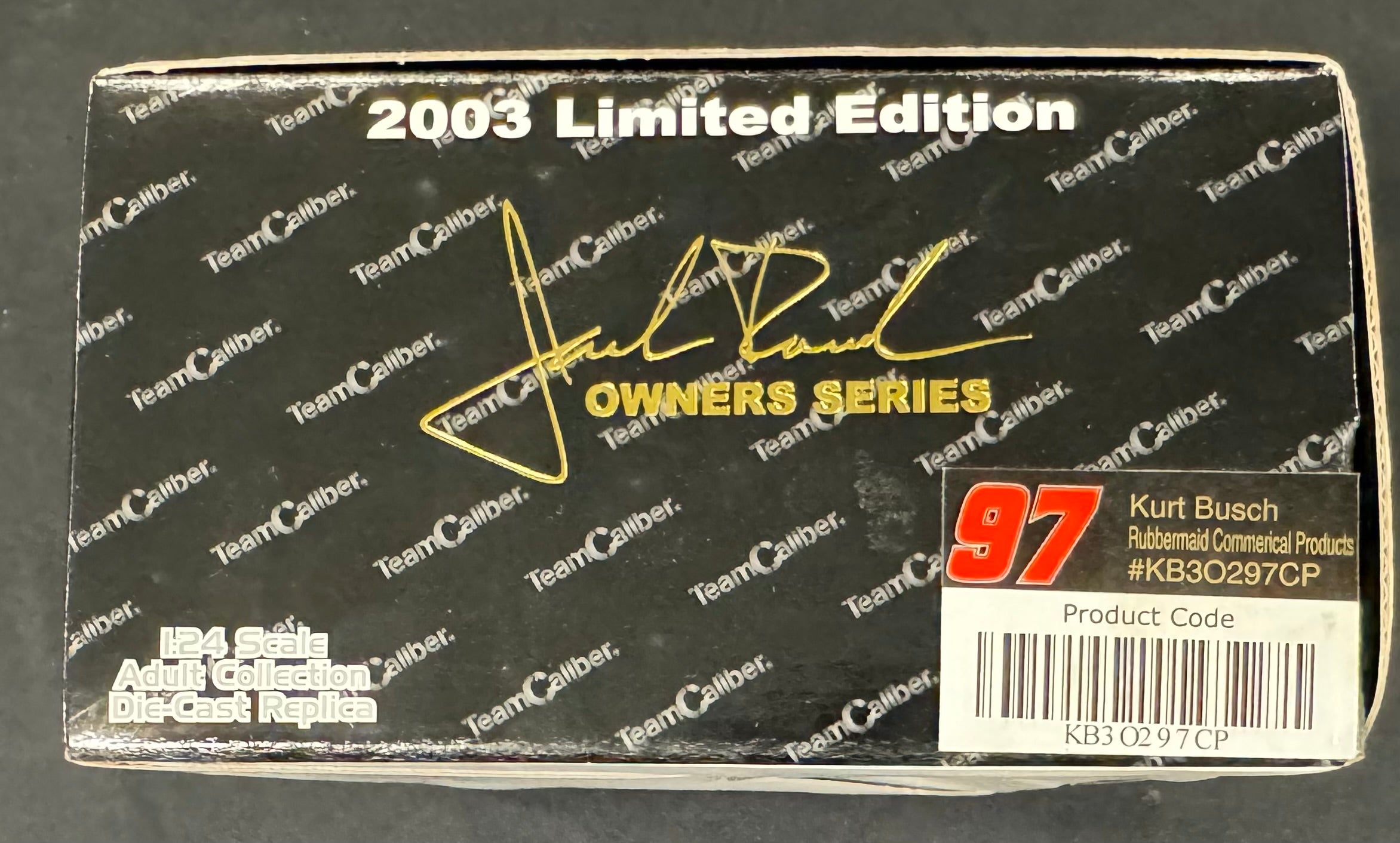 Kurt Busch #97 Rubbermaid Commercial 2003 Team Caliber 1:24 Diecast Car /2400