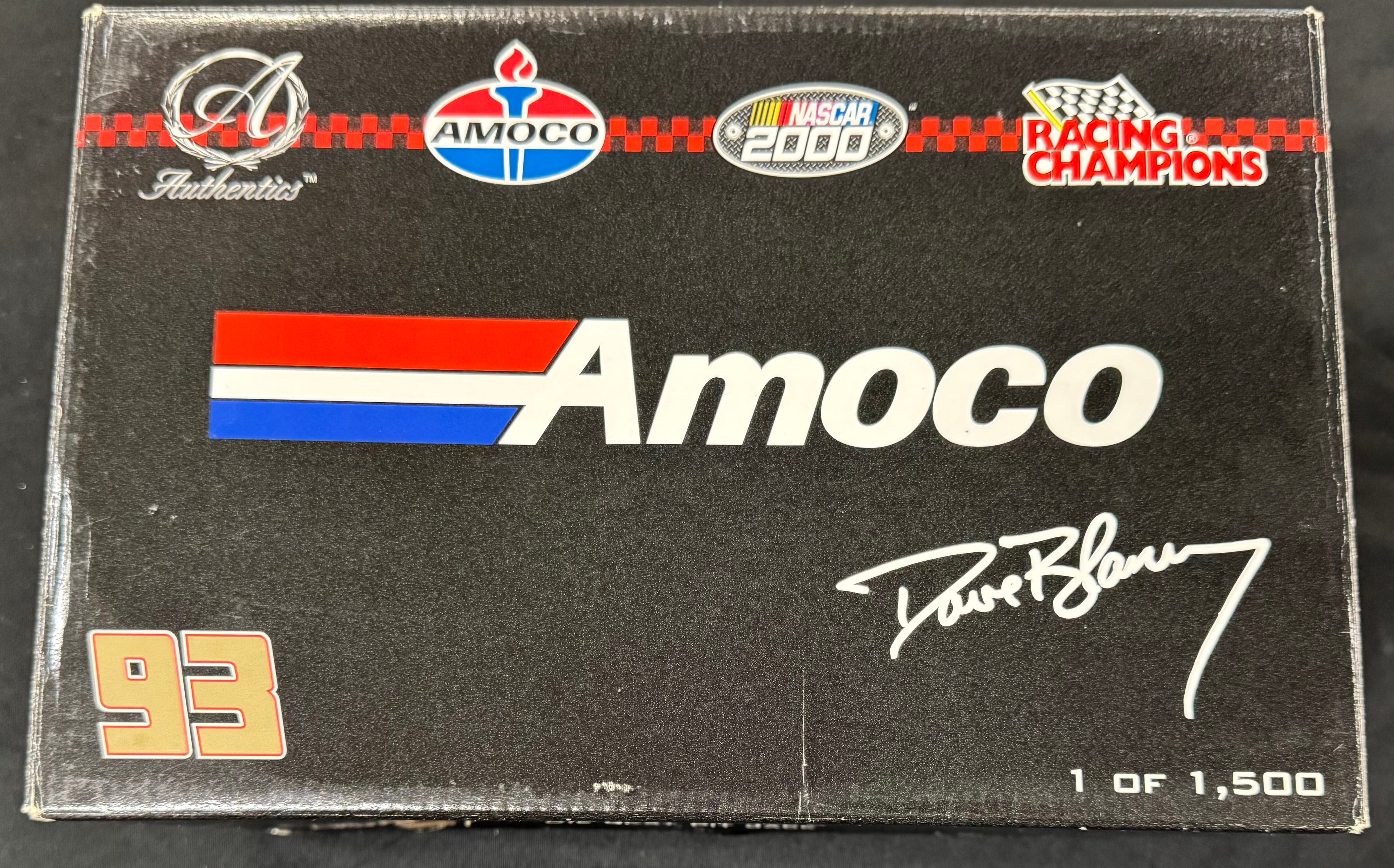 Dave Blaney #93 Amoco 2000 Racing Champions Authentics 1:24 Diecast Car /1500