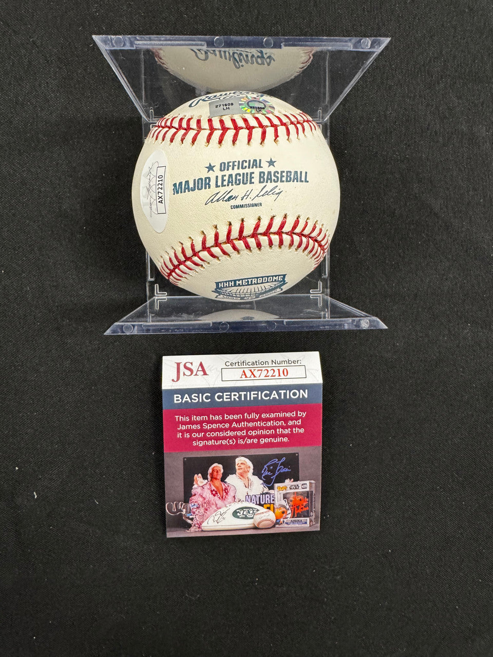 Joe Nathan Signed Autographed Rawlings OML Baseball JSA