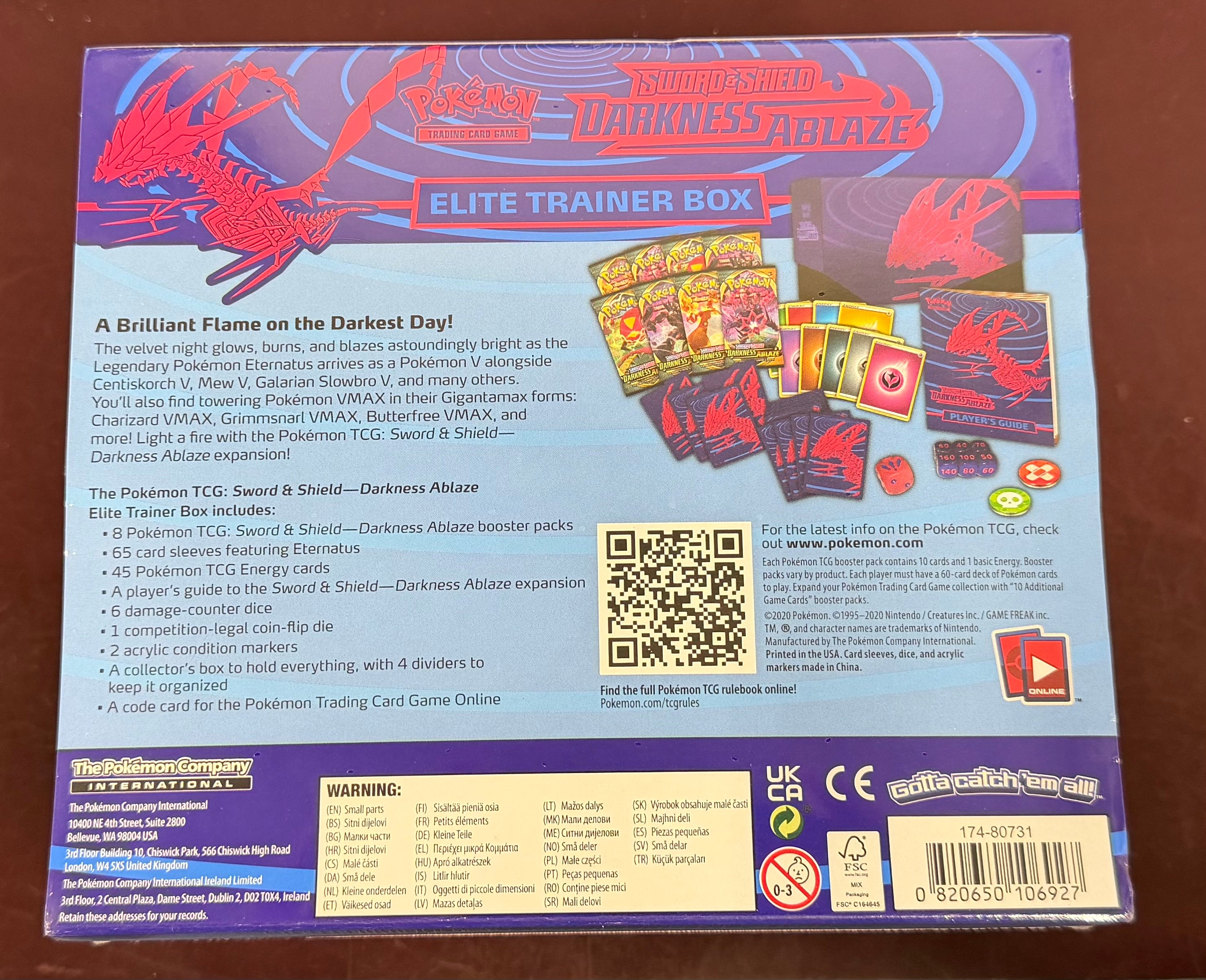 Pokemon: Darkness Ablaze Elite Trainer Box