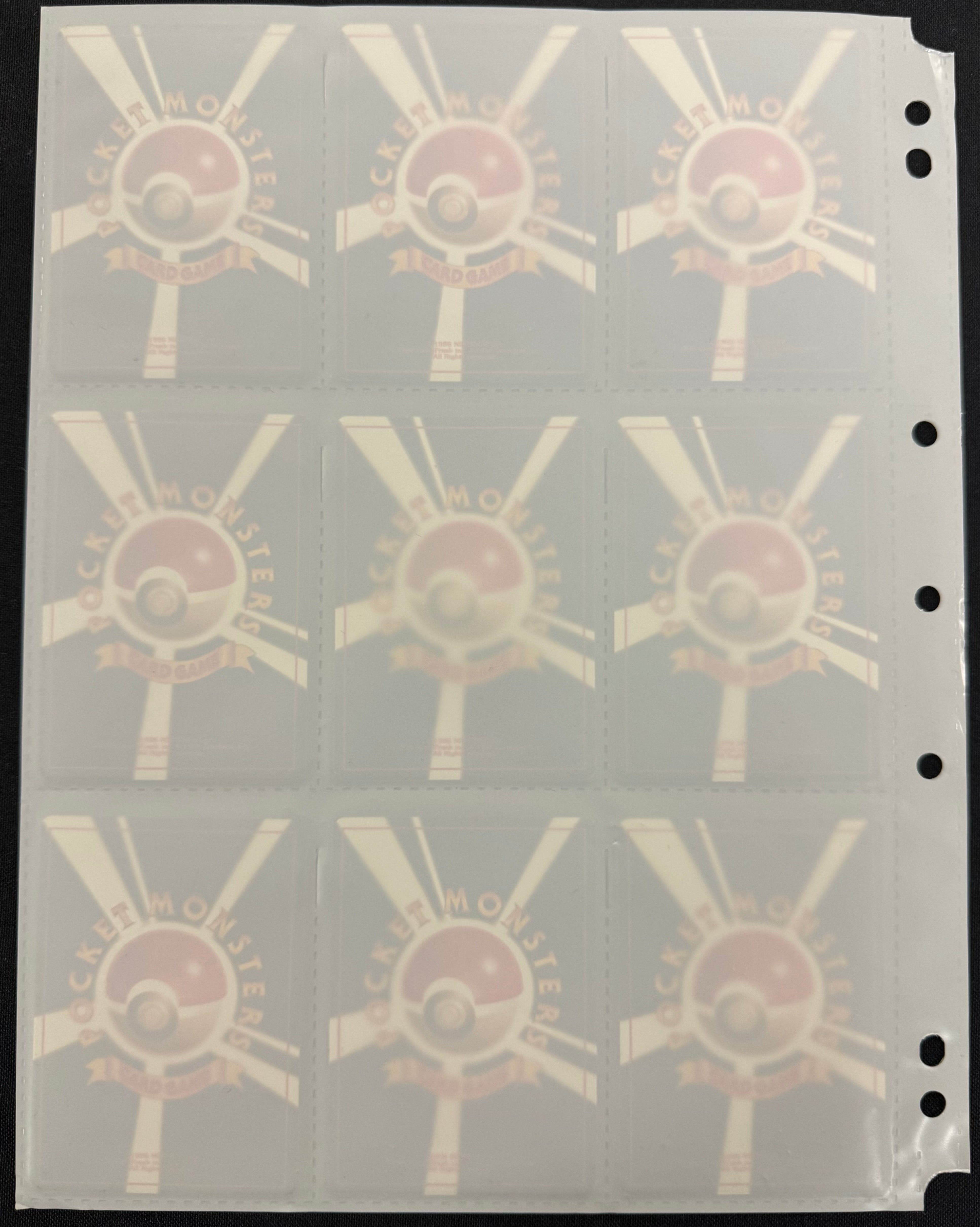1998 Pokemon Japanese Southern Islands Tropical Island 9-Card Promo Binder Set