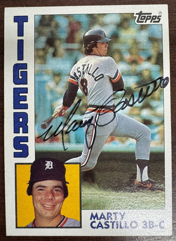 1984 Topps Marty Castillo #303 Signed Autographed JSA