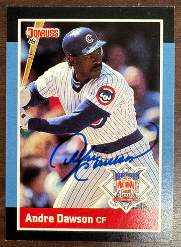 1988 Donruss Andre Dawson #36 Signed Autographed JSA