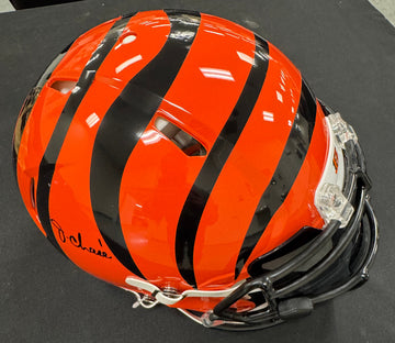 Ja'Marr Chase Signed Autographed Riddell Speed Authentic FS Helmet Beckett