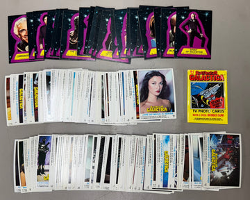 1978 Topps Battlestar Galactica Complete Set (132) W/ Stickers (22) Wrapper EX