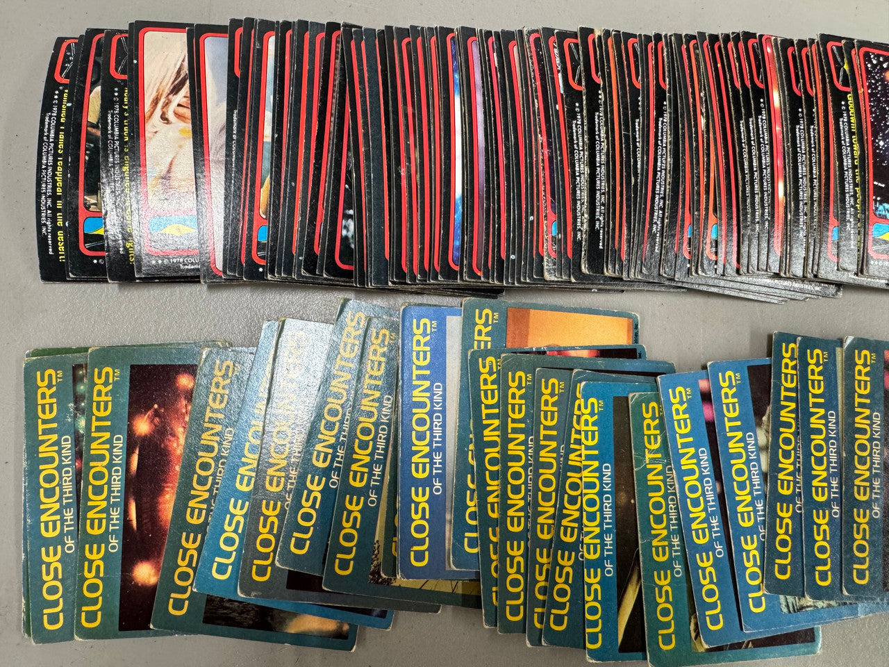 1978 Topps Close Encounters of the Third Kind Vintage Card Lot (120) Poor