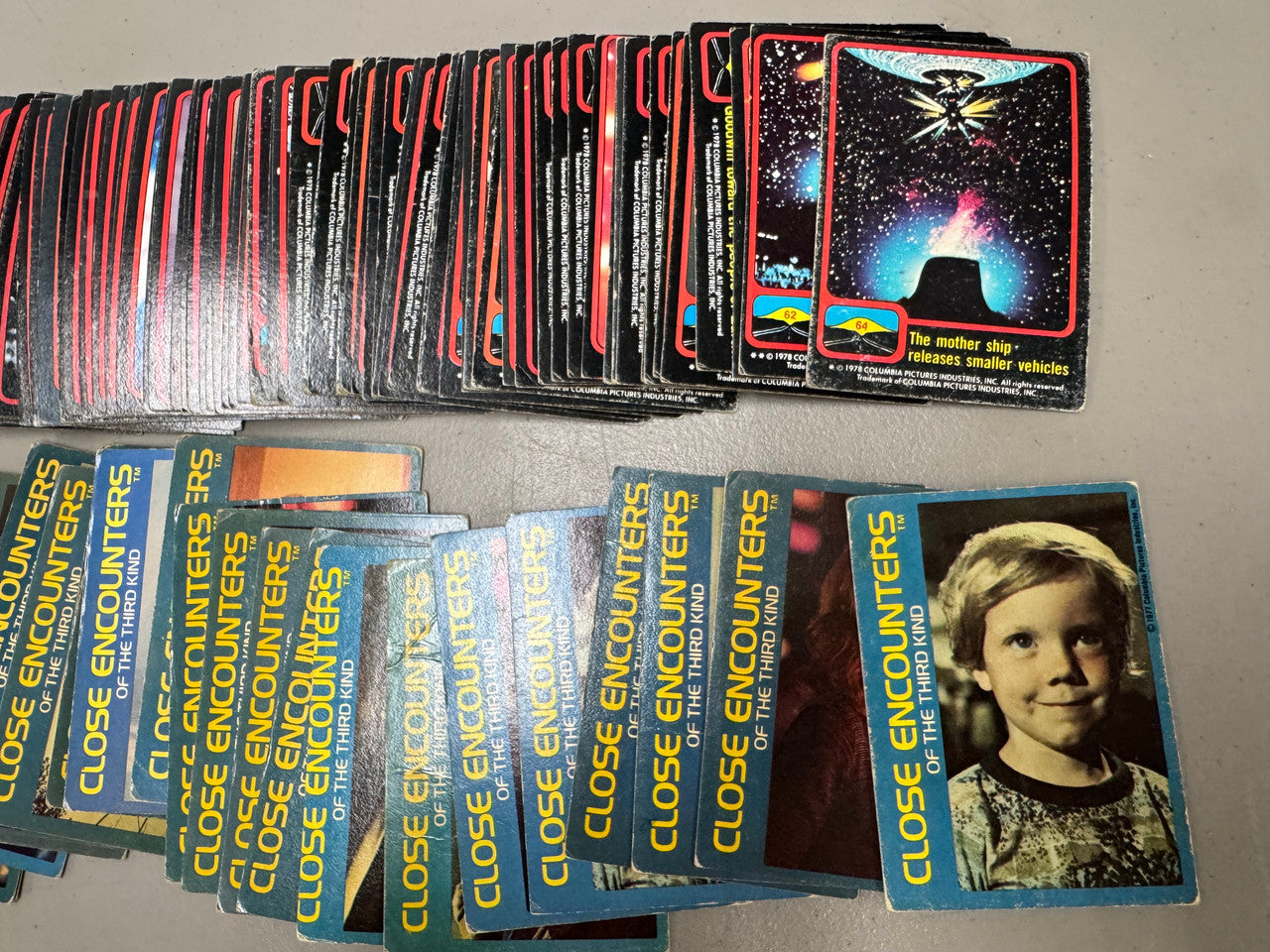 1978 Topps Close Encounters of the Third Kind Vintage Card Lot (120) Poor