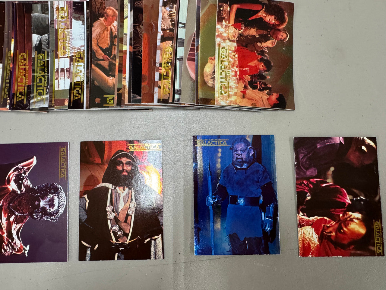 1996 Dart Battlestar Galactica Complete Set (72) W/ Gold Foil Set (6) EX