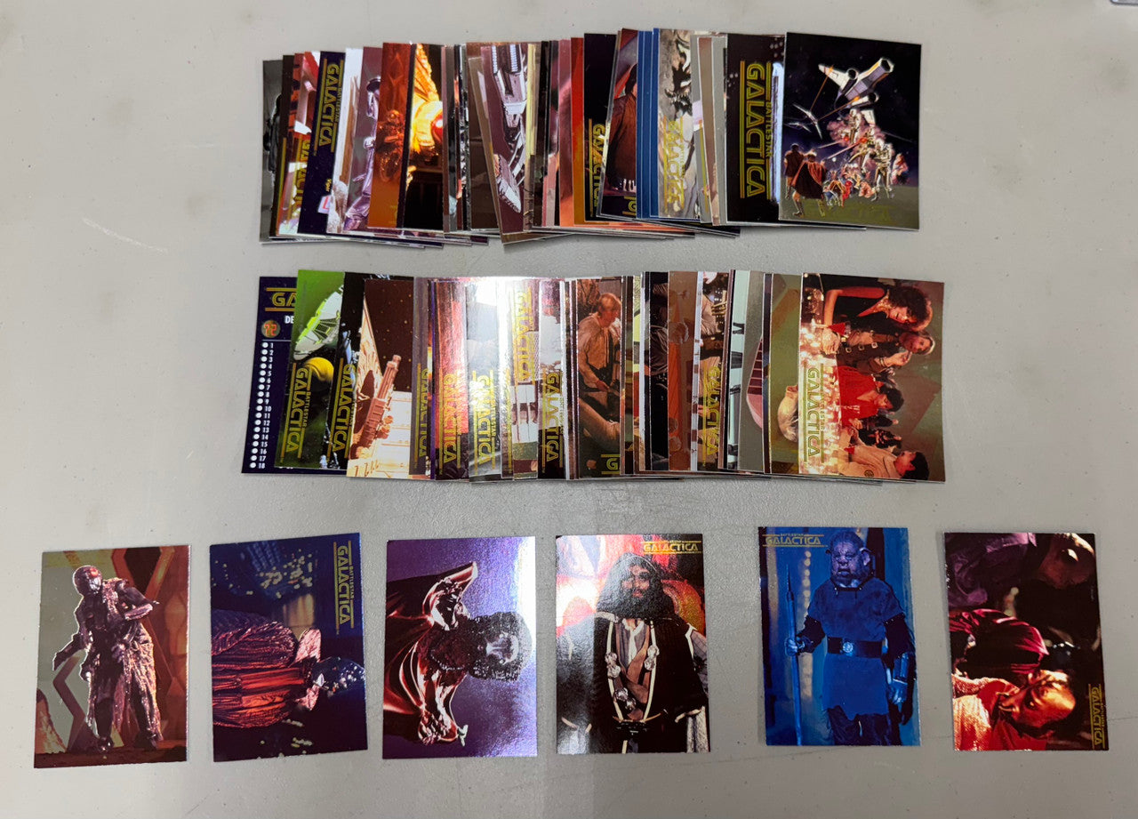 1996 Dart Battlestar Galactica Complete Set (72) W/ Gold Foil Set (6) EX