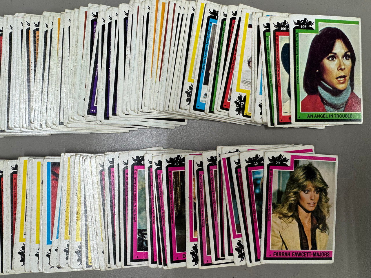 1977 Topps Charlie's Angels Vintage Card Lot (254) Poor