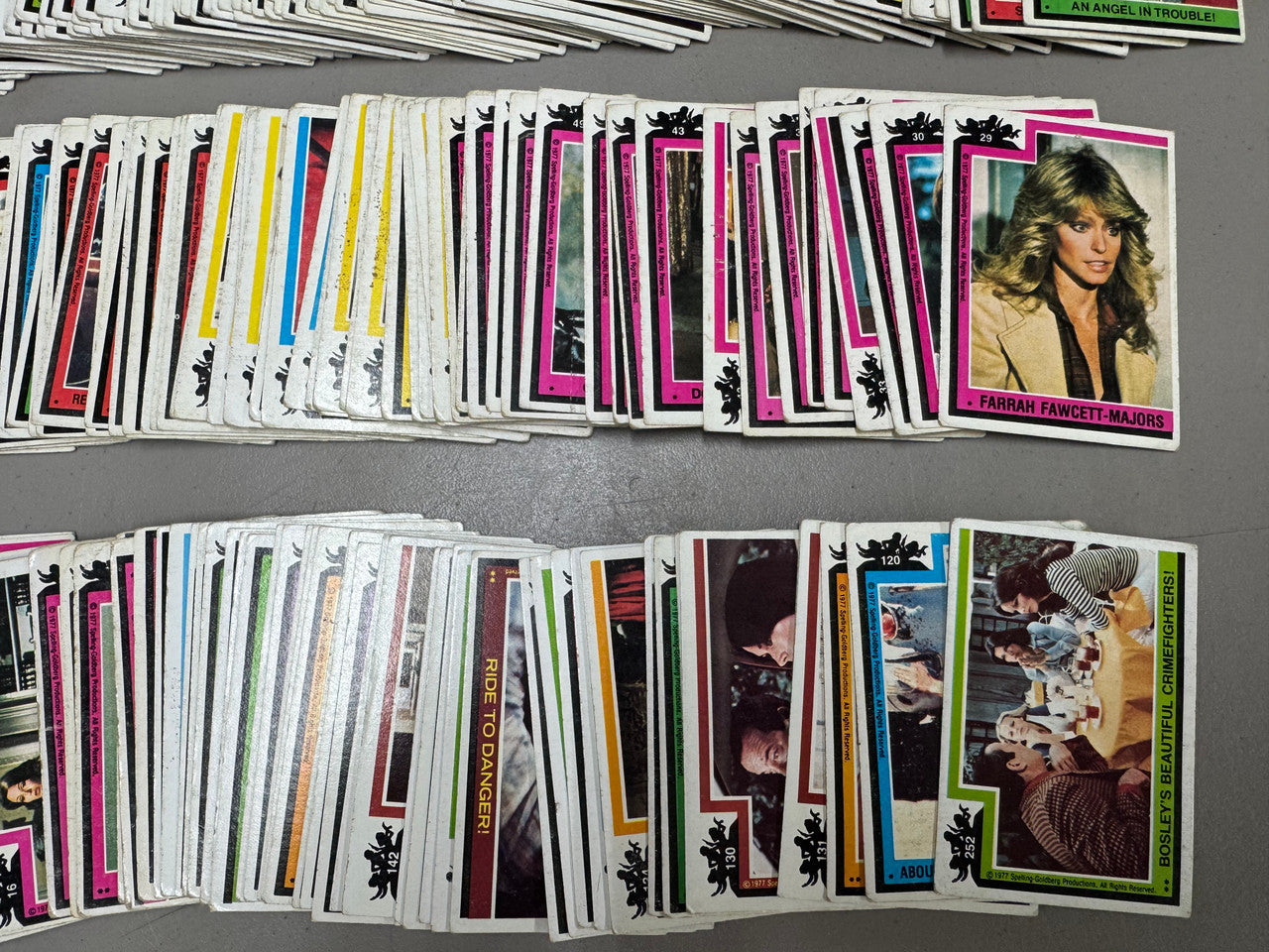 1977 Topps Charlie's Angels Vintage Card Lot (254) Poor