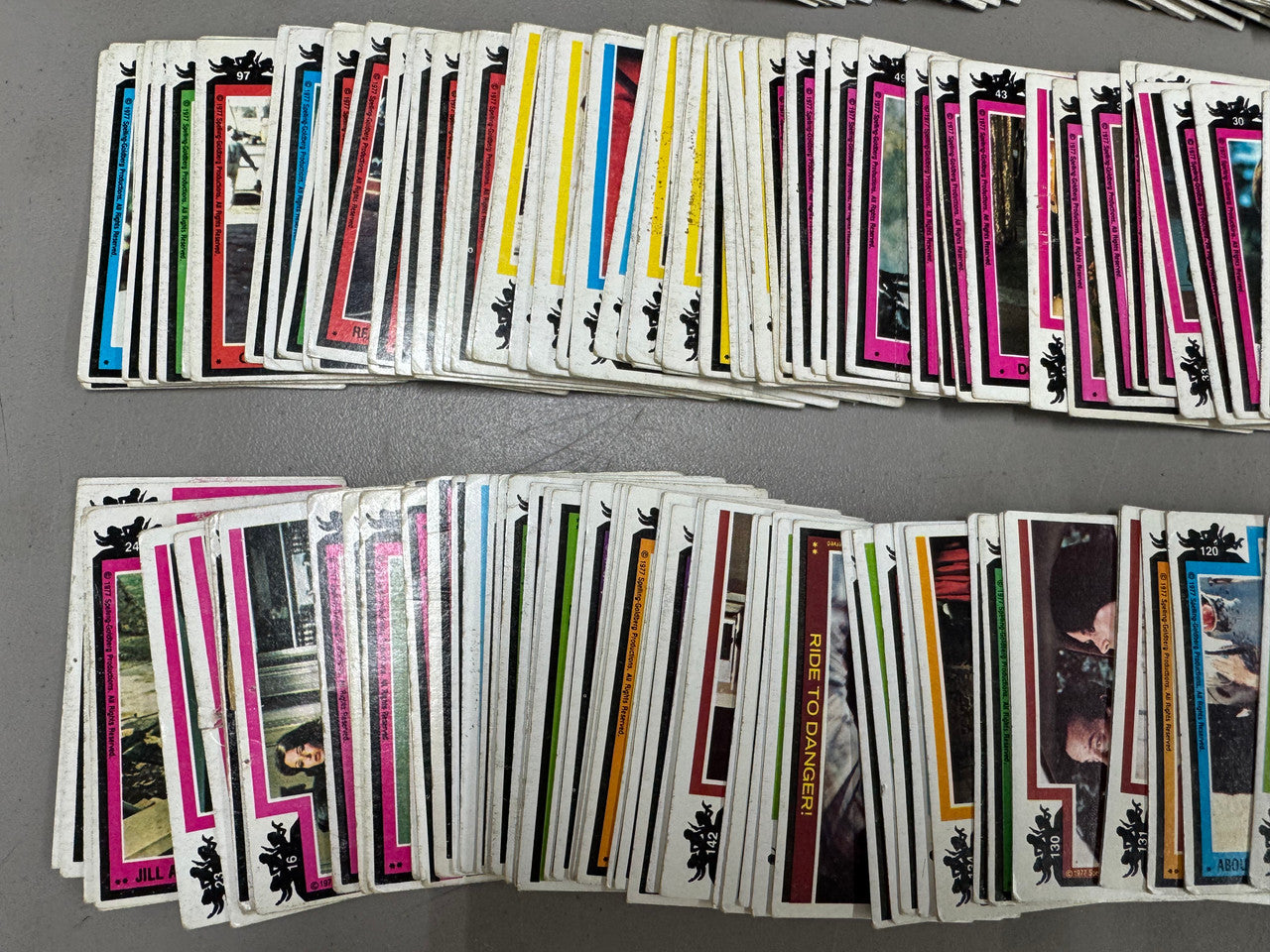 1977 Topps Charlie's Angels Vintage Card Lot (254) Poor