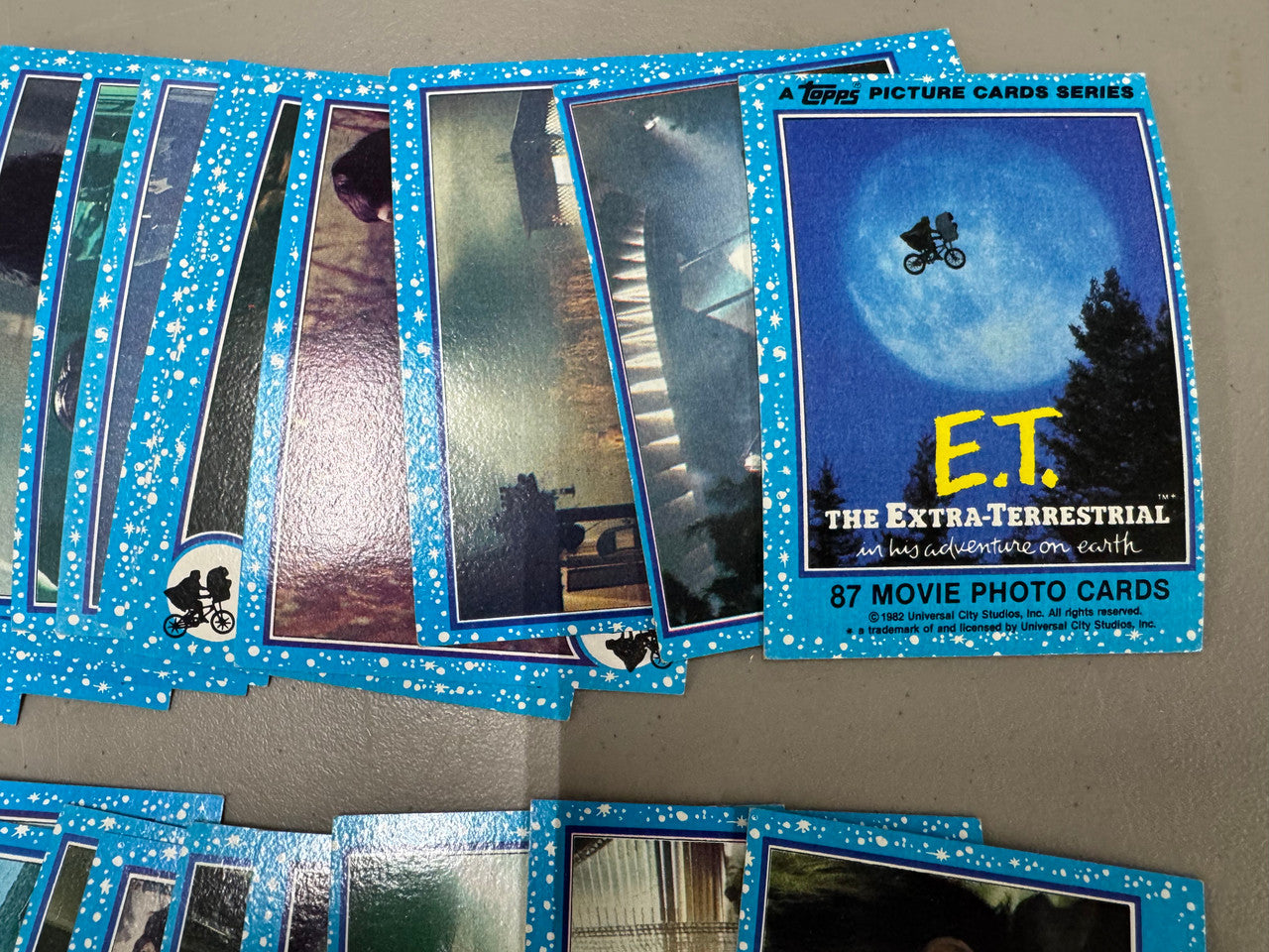 1982 Topps E.T. Vintage Card Lot (68) EX