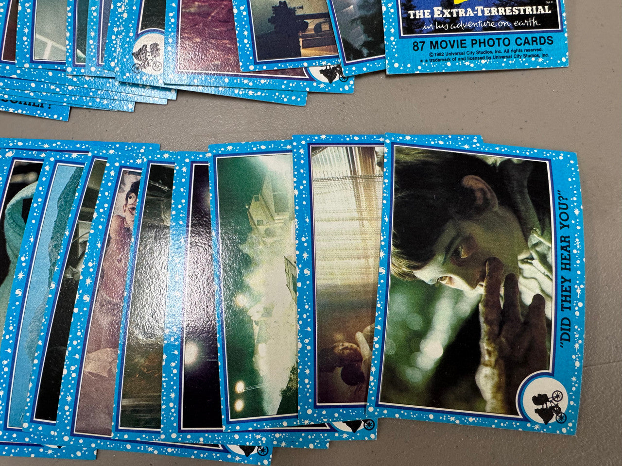 1982 Topps E.T. Vintage Card Lot (68) EX