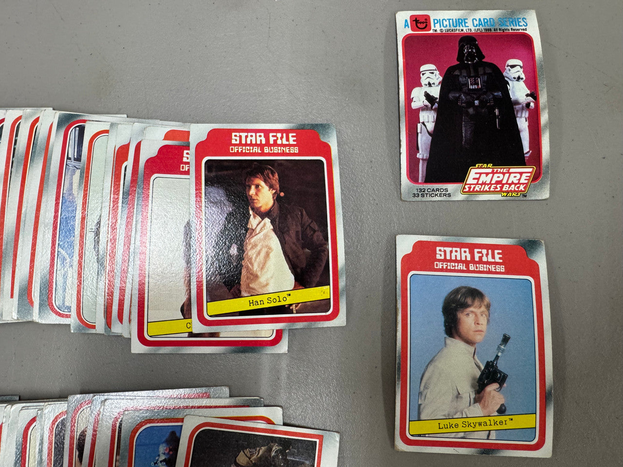 1980 Topps Empire Strikes Back Series 1 Complete Set (132) Good