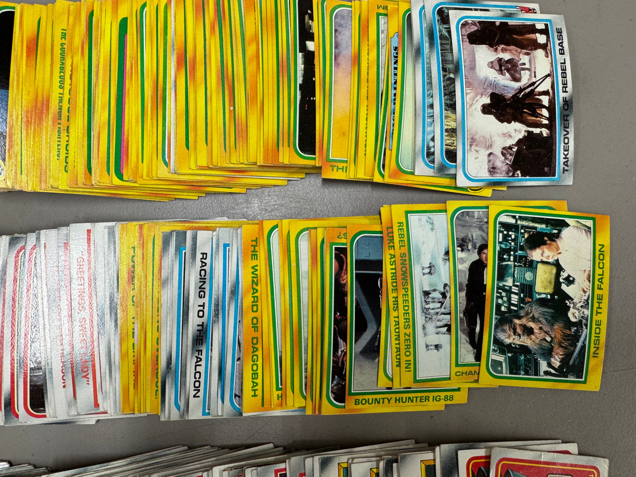 1980 Topps Empire Strikes Back Vintage Card Lot (456) Good