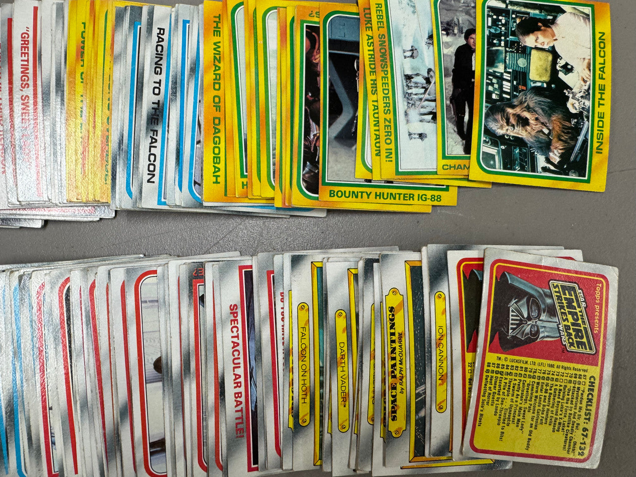 1980 Topps Empire Strikes Back Vintage Card Lot (456) Good
