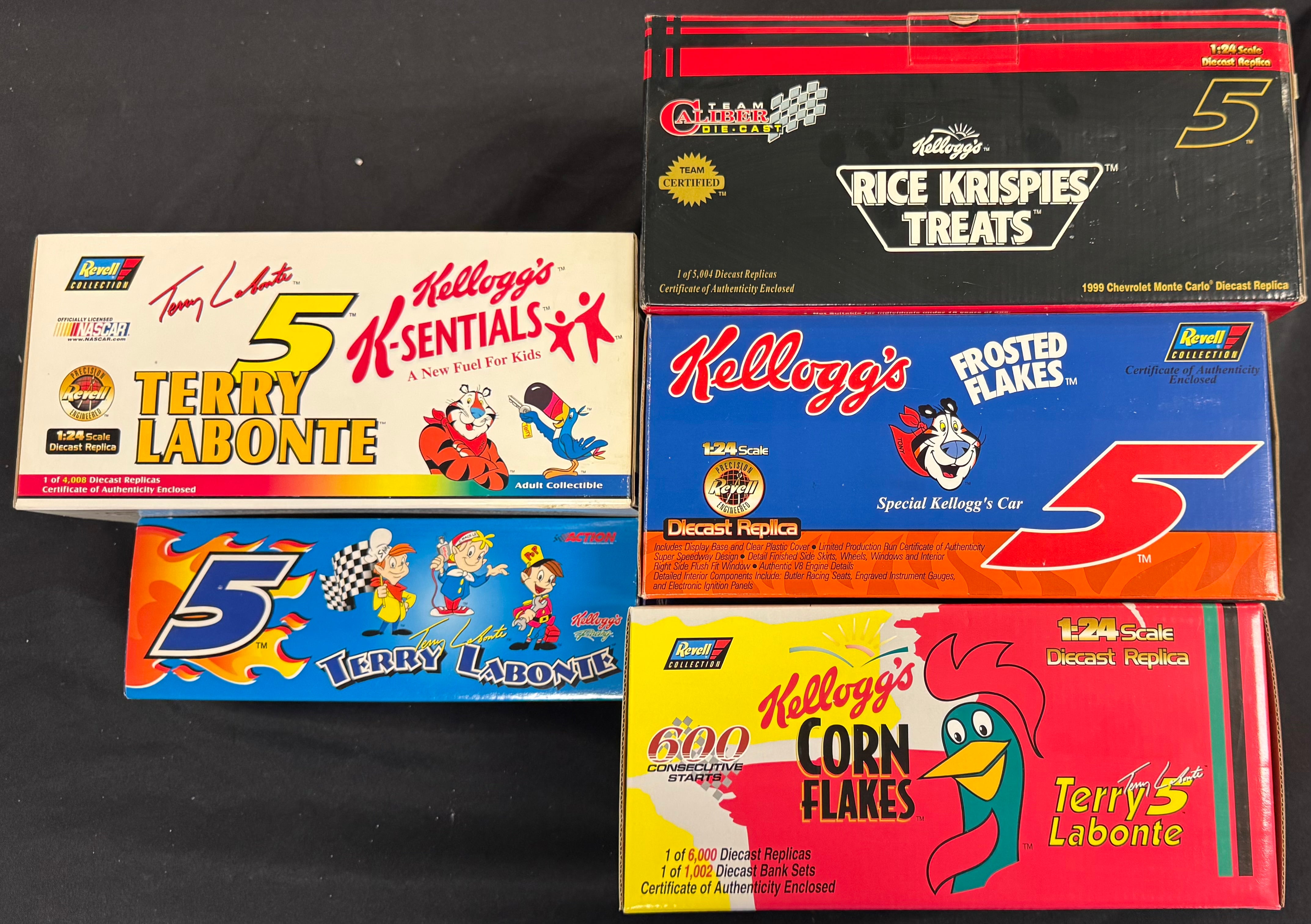 Terry Labonte #5 Kellogg's Racing Mascot Diecast Car Lot