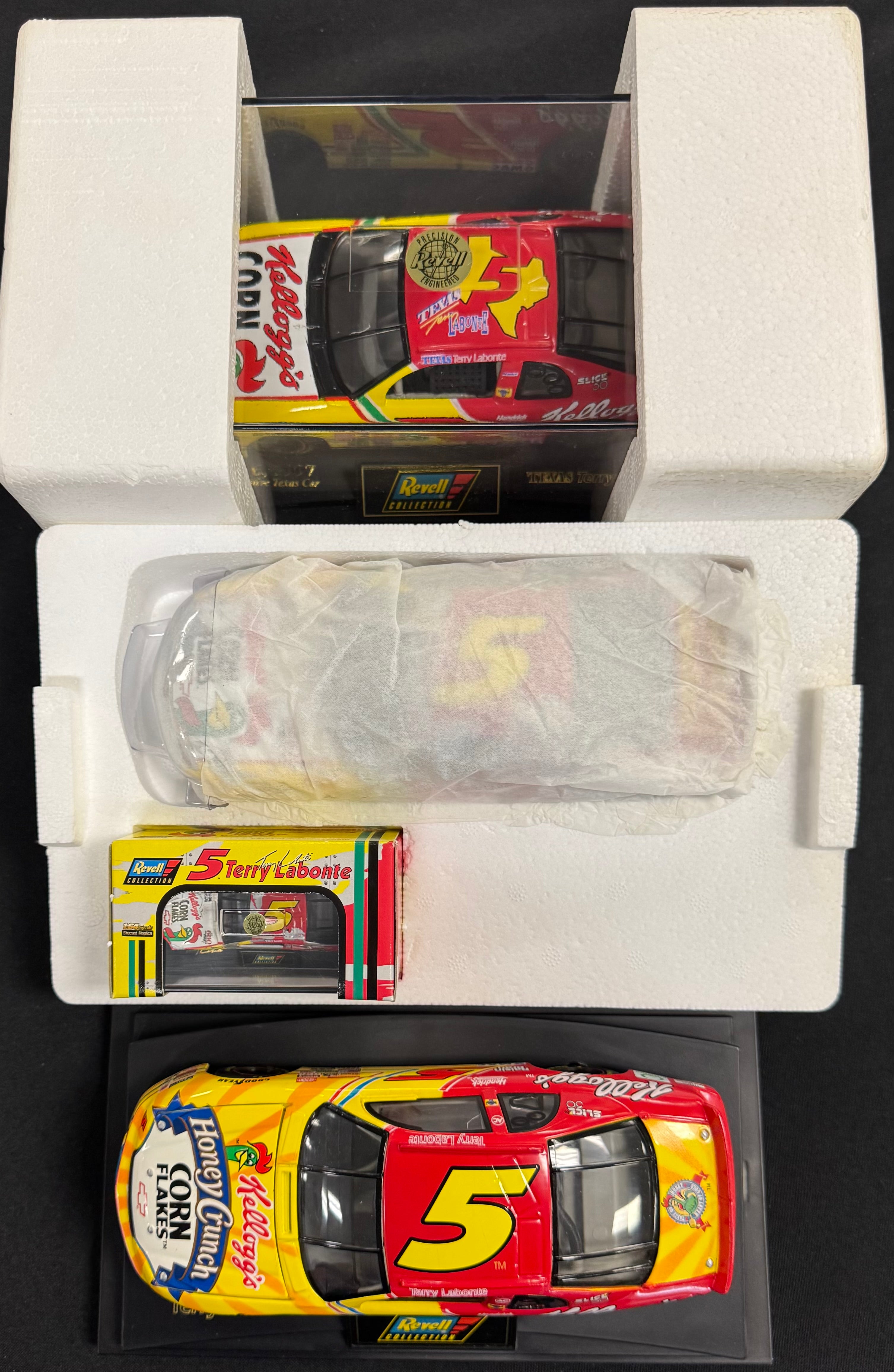 Terry Labonte #5 Kellogg's Racing Diecast Car and Bank Lot