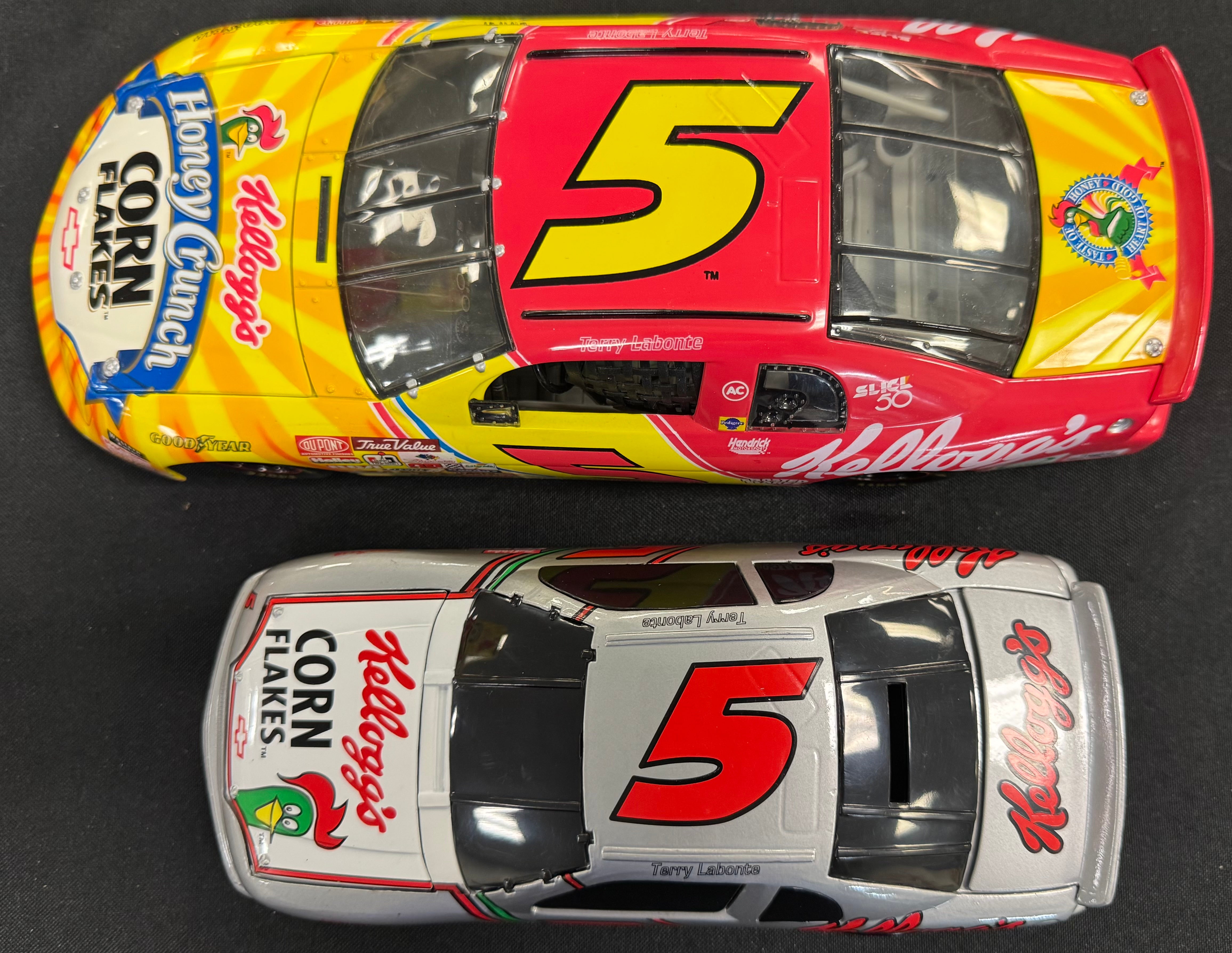 Terry Labonte #5 Kellogg's Racing Diecast Car and Bank Lot