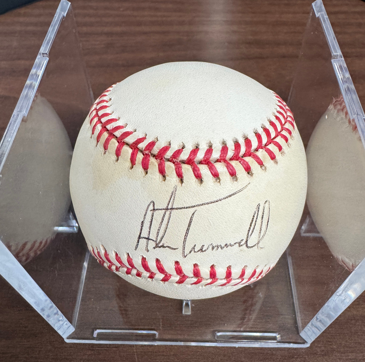 Alan Trammell Signed Autographed Rawlings OAL Baseball JSA *605