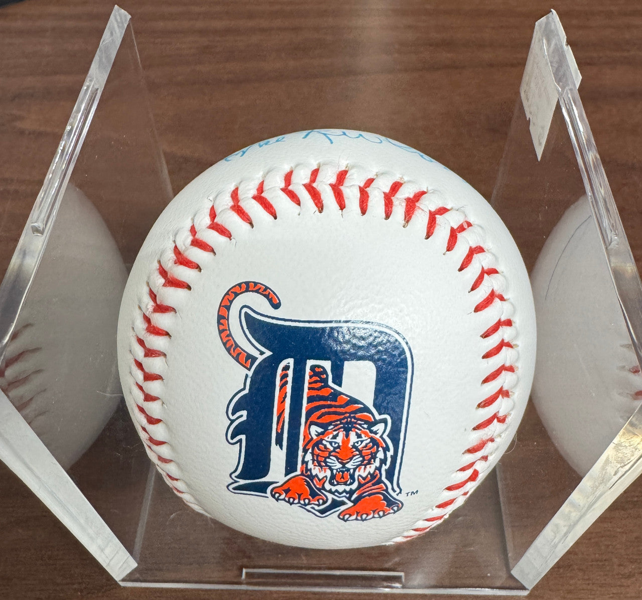 Hal Newhouser Signed Autographed Detroit Tigers Logo Baseball JSA
