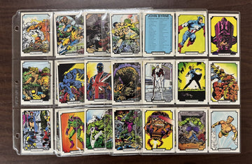 1989 Marvel Comic Images John Byrne Complete Card Set (45) NM