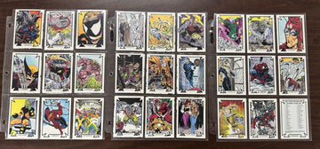 1989 Marvel Comic Images Todd McFarlane Complete Card Set (45) NM